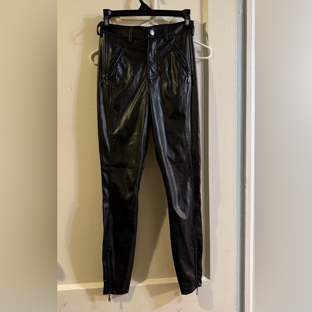 Guess Black Leather Apparel